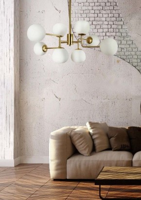 Люстра на штанге Maytoni Erich MOD221-PL-08-G в Озерске - ozersk.mebel24.online | фото 4