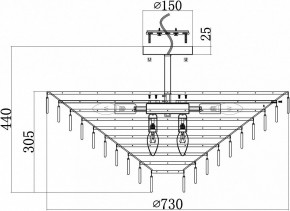 Люстра на штанге Maytoni Mazzo MOD130CL-14G в Озерске - ozersk.mebel24.online | фото 4