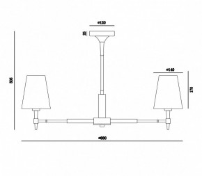 Люстра на штанге Maytoni Zaragoza H001CL-07BS в Озерске - ozersk.mebel24.online | фото 4