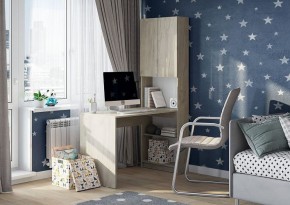 МАЙНД-01 Стол компьютерный (дуб крафт белый) в Озерске - ozersk.mebel24.online | фото