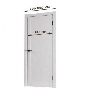 Межкомнатная дверь Bolivar Каньон браун (комплект) 900 в Озерске - ozersk.mebel24.online | фото