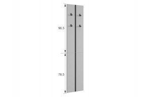 МЕРСИ Прихожая (модульная) графит в Озерске - ozersk.mebel24.online | фото 3