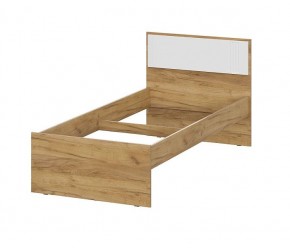 МИЛАН Кровать одинарная 900 (Белый матовый) *без основания в Озерске - ozersk.mebel24.online | фото