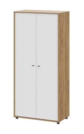 МИЛАН Шкаф двухстворчатый (Белый матовый) в Озерске - ozersk.mebel24.online | фото