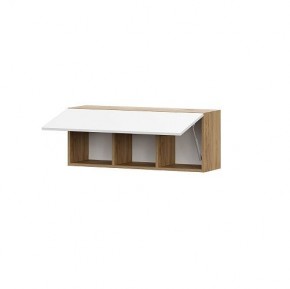 МИЛАН Шкаф навесной (Белый Матовый) в Озерске - ozersk.mebel24.online | фото