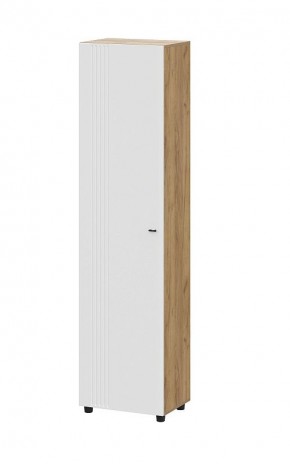 МИЛАН Шкаф одностворчатый (Белый Матовый) в Озерске - ozersk.mebel24.online | фото