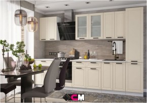 Модульная кухня Альфа холст брюле в Озерске - ozersk.mebel24.online | фото 1