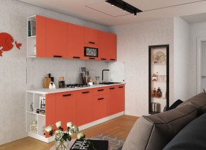 Модульная кухня Осло карбон манго в Озерске - ozersk.mebel24.online | фото 1