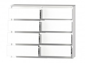 МС "Хилтон" Комод №3 1200 (8 ящ.) белый текстурный в Озерске - ozersk.mebel24.online | фото 3