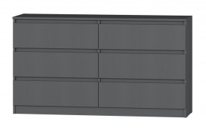 МС "Хилтон" Комод №5 1400 (6 ящ.) графит в Озерске - ozersk.mebel24.online | фото 2