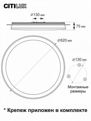 Накладной светильник Citilux Спутник CL734900G в Озерске - ozersk.mebel24.online | фото 12