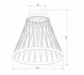 Накладной светильник Eurosvet Cesta 40018/1 LED коричневый в Озерске - ozersk.mebel24.online | фото 4