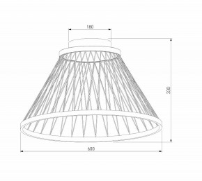 Накладной светильник Eurosvet Cesta 40019/1 LED коричневый в Озерске - ozersk.mebel24.online | фото 4