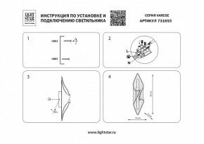 Накладной светильник Lightstar Varese 731653 в Озерске - ozersk.mebel24.online | фото 3