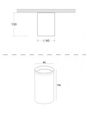 Накладной светильник Maytoni Focus C010CL-01GF в Озерске - ozersk.mebel24.online | фото 2