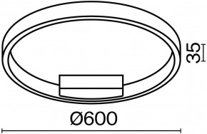 Накладной светильник Maytoni Halo MOD058CL-L35BK в Озерске - ozersk.mebel24.online | фото 4