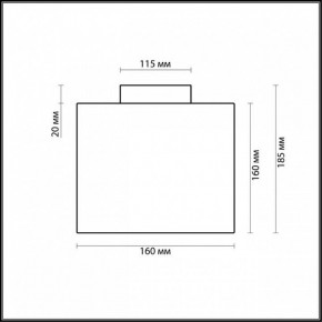 Накладной светильник Odeon Light Cross 2407/1C в Озерске - ozersk.mebel24.online | фото 2