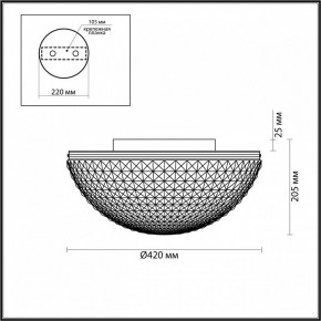 Накладной светильник Odeon Light Pirsa 4937/4C в Озерске - ozersk.mebel24.online | фото 3