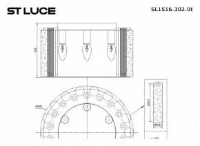 Накладной светильник ST-Luce Delight SL1516.302.06 в Озерске - ozersk.mebel24.online | фото 3