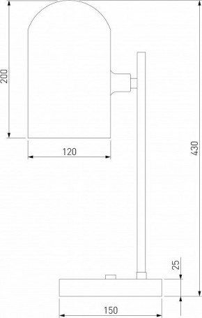 Настольная лампа декоративная Eurosvet Bambola 01164/1 латунь в Озерске - ozersk.mebel24.online | фото 2