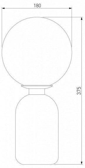 Настольная лампа декоративная Eurosvet Bubble 01197/1 белый в Озерске - ozersk.mebel24.online | фото 2