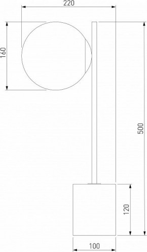 Настольная лампа декоративная Eurosvet Marbella 01157/1 латунь в Озерске - ozersk.mebel24.online | фото 3