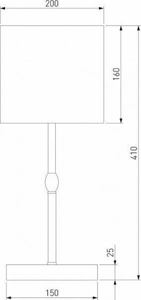 Настольная лампа декоративная Eurosvet Notturno 01162/1 черный в Озерске - ozersk.mebel24.online | фото 4
