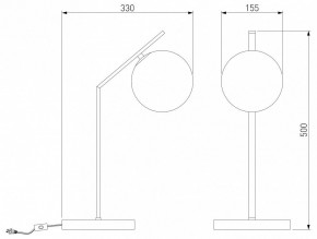 Настольная лампа декоративная Eurosvet Shape 01213/1 латунь в Озерске - ozersk.mebel24.online | фото 3