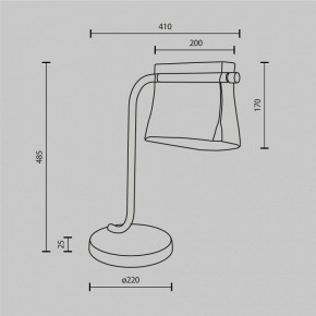 Настольная лампа декоративная Maytoni Cabaret MOD170TL-L8BS3K в Озерске - ozersk.mebel24.online | фото 7
