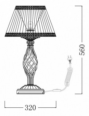 Настольная лампа декоративная Maytoni Grace ARM247-00-G в Озерске - ozersk.mebel24.online | фото 7