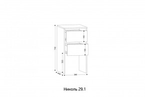 НИКОЛЬ 25 Шкаф 5-ти створчатый в Озерске - ozersk.mebel24.online | фото 7