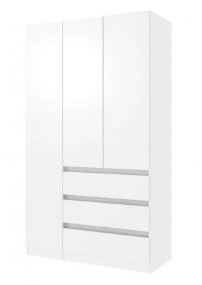 Парус Шкаф 3-х ств. 1200 (Белый) в Озерске - ozersk.mebel24.online | фото