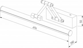 Подсветка для картины Elektrostandard Monza a064138 в Озерске - ozersk.mebel24.online | фото 4