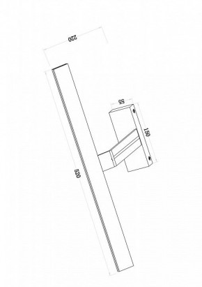 Подсветка для зеркала Maytoni Decart MIR010WL-L12W4K в Озерске - ozersk.mebel24.online | фото 3