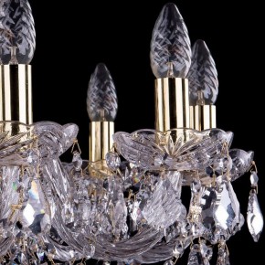 Подвесная люстра Bohemia Ivele Crystal 1402 1402/10/240/G/Leafs в Озерске - ozersk.mebel24.online | фото 2