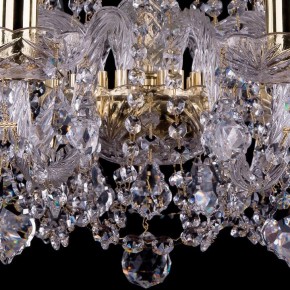 Подвесная люстра Bohemia Ivele Crystal 1402 1402/10/240/G/Leafs в Озерске - ozersk.mebel24.online | фото 5
