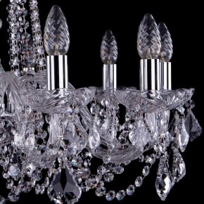 Подвесная люстра Bohemia Ivele Crystal 1402 1402/10/240/Ni/Leafs в Озерске - ozersk.mebel24.online | фото 2