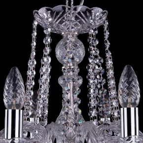 Подвесная люстра Bohemia Ivele Crystal 1402 1402/10/240/Ni/Leafs в Озерске - ozersk.mebel24.online | фото 4