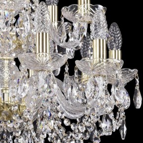 Подвесная люстра Bohemia Ivele Crystal 1402 1402/10+5/195/2d/G в Озерске - ozersk.mebel24.online | фото 2