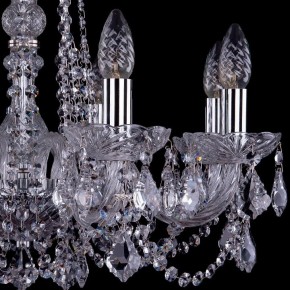 Подвесная люстра Bohemia Ivele Crystal 1402 1402/8/195/Ni/Leafs в Озерске - ozersk.mebel24.online | фото 2