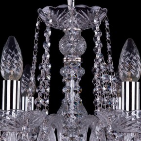 Подвесная люстра Bohemia Ivele Crystal 1402 1402/8/195/Ni/Leafs в Озерске - ozersk.mebel24.online | фото 4