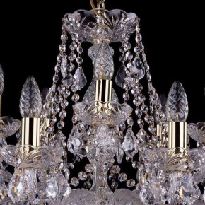 Подвесная люстра Bohemia Ivele Crystal 1413 1413/10+5/300/G/Leafs в Озерске - ozersk.mebel24.online | фото 4