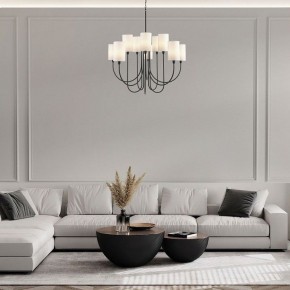 Подвесная люстра Eurosvet Abbey 60164/10 черный в Озерске - ozersk.mebel24.online | фото 4