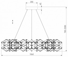 Подвесная люстра Eurosvet Uma 90369/15 медь в Озерске - ozersk.mebel24.online | фото 4