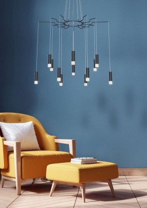 Подвесная люстра Maytoni Davida MOD035PL-12B в Озерске - ozersk.mebel24.online | фото 4