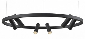 Подвесная люстра Maytoni Halo MOD102PL-L42BK в Озерске - ozersk.mebel24.online | фото