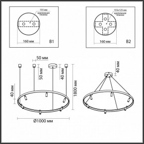 Подвесная люстра Odeon Light Fonda 4317/93L в Озерске - ozersk.mebel24.online | фото 6