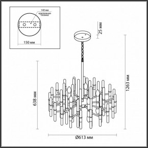 Подвесная люстра Odeon Light Stika 4988/10 в Озерске - ozersk.mebel24.online | фото 7