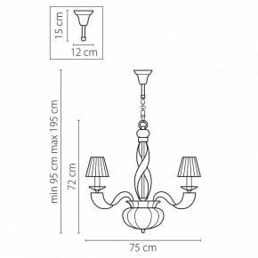 Подвесная люстра Osgona Alveare 702104 в Озерске - ozersk.mebel24.online | фото 4