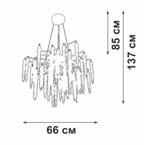 Подвесная люстра Vitaluce V28550 V28550-9/7S в Озерске - ozersk.mebel24.online | фото 5